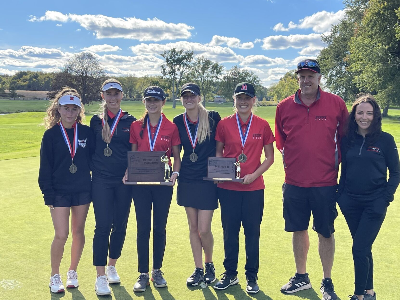 Hickory girls D10 champs